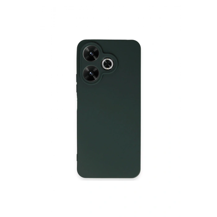 Redmi 13 4g Kılıf First Silikon - Koyu Yeşil
