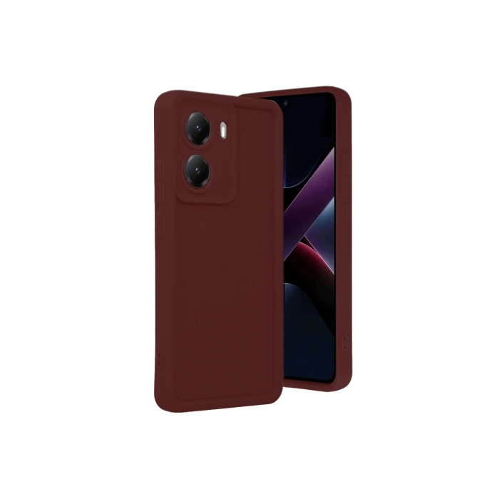 Poco X7 Pro Viera Silikon - Bordo
