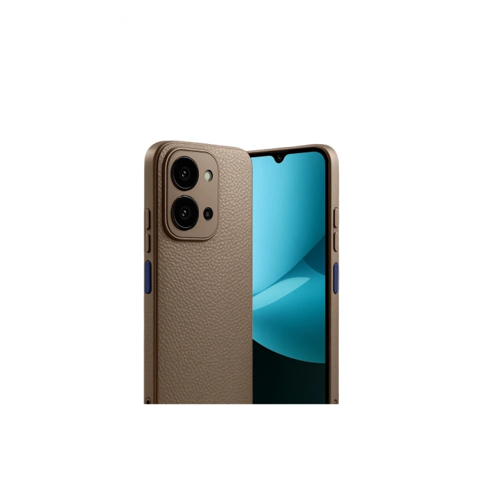 Redmi 15c 4g Thermax Silikon Kılıf - Kahverengi