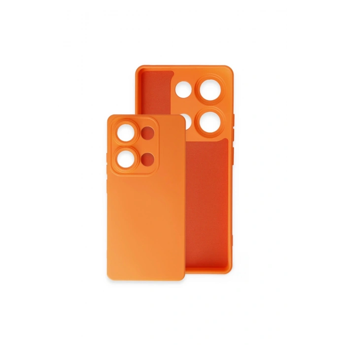 Redmi Note 13 4g Kılıf Nano İçi Kadife Silikon - Kırmızı