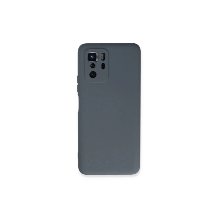 Poco X3 Gt Kılıf Nano İçi Kadife Silikon - Gri
