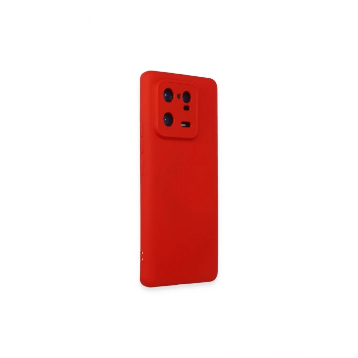 Mi 13 Pro Kılıf Nano İçi Kadife Silikon - Kırmızı