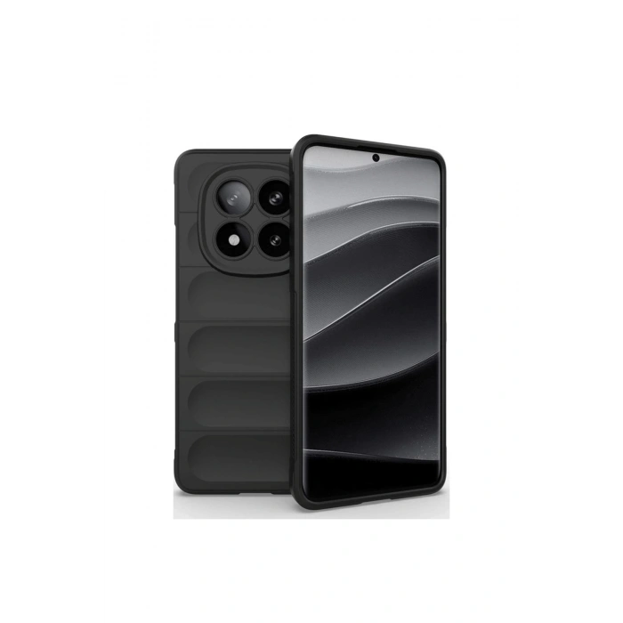 Redmi Note 14 Pro 5g Kılıf Optimum Silikon - Siyah