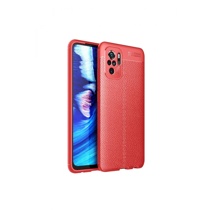 Redmi Note 10 Kılıf Auto Focus Kapak - Kırmızı
