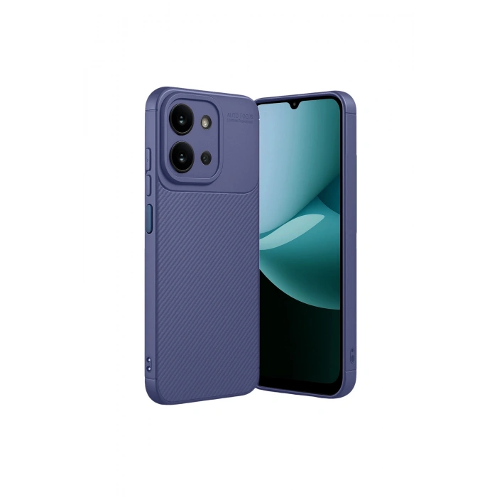 Redmi 15c 4g Auto Focus Karbon Kapak - Lacivert