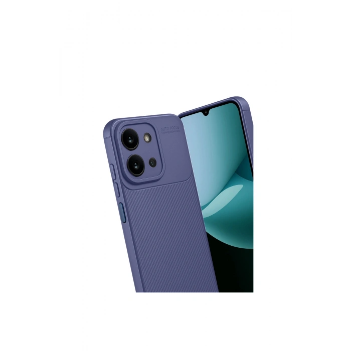 Redmi 15c 4g Auto Focus Karbon Kapak - Lacivert