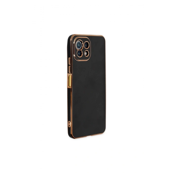 Mi 11 Lite Kılıf Volet Silikon - Siyah
