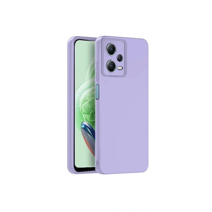 Redmi Note 12 Pro 5g Kılıf Nano İçi Kadife Silikon - Lila