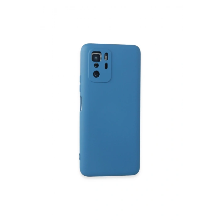 Poco X3 Gt Kılıf Nano İçi Kadife Silikon - Mavi