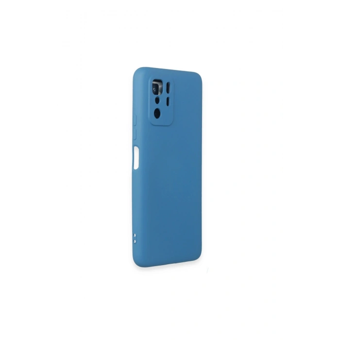 Poco X3 Gt Kılıf Nano İçi Kadife Silikon - Mavi
