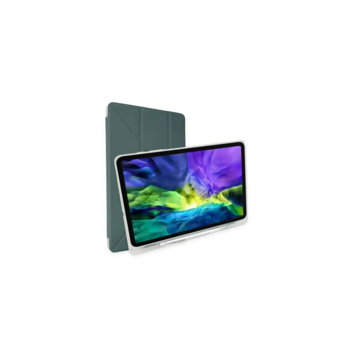 Redmi Pad Kılıf Kalemlikli Mars Tablet Kılıfı - Koyu Yeşil