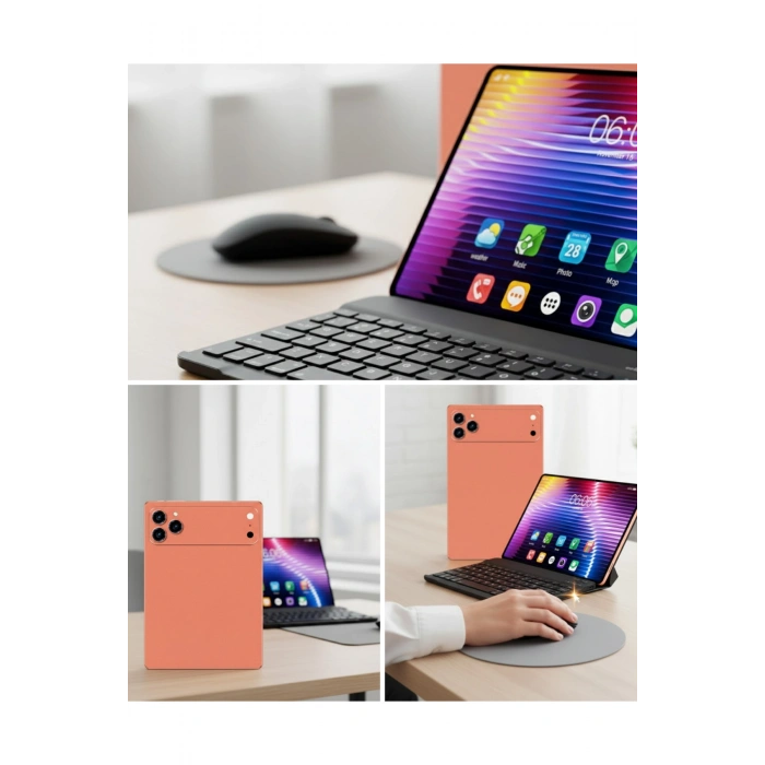 Tablet Bilgisayar Klavye Kılıf Stylus ve Cam Hediyeli