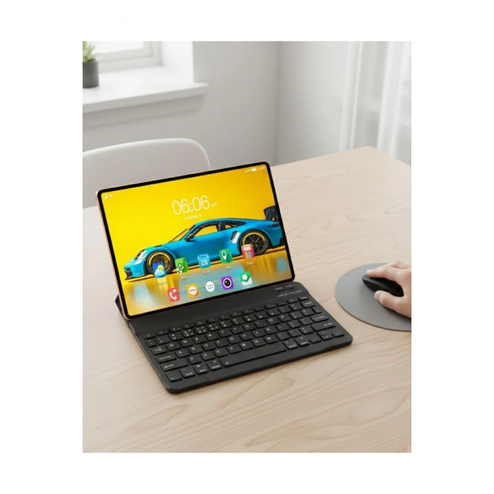 Dokunmatik Android Tablet Klavyeli Kalemli Kılıflı Set