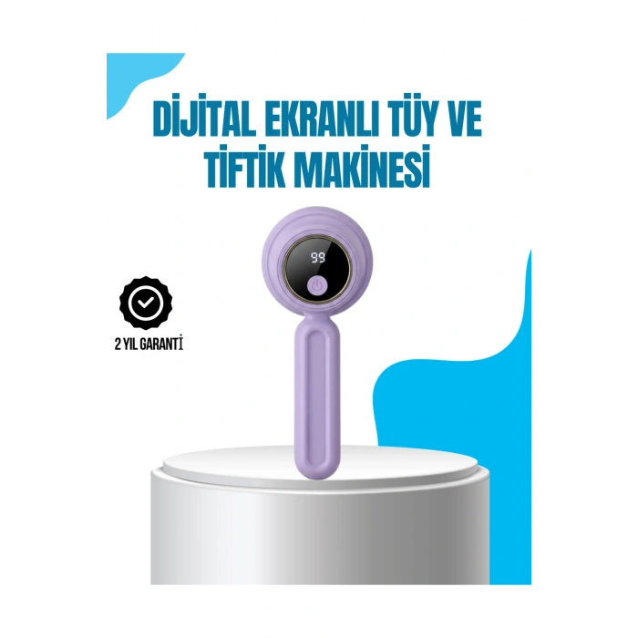 Şarjlı Tiftik Temizleme Makinesi Kablosuz Pratik Kullanım