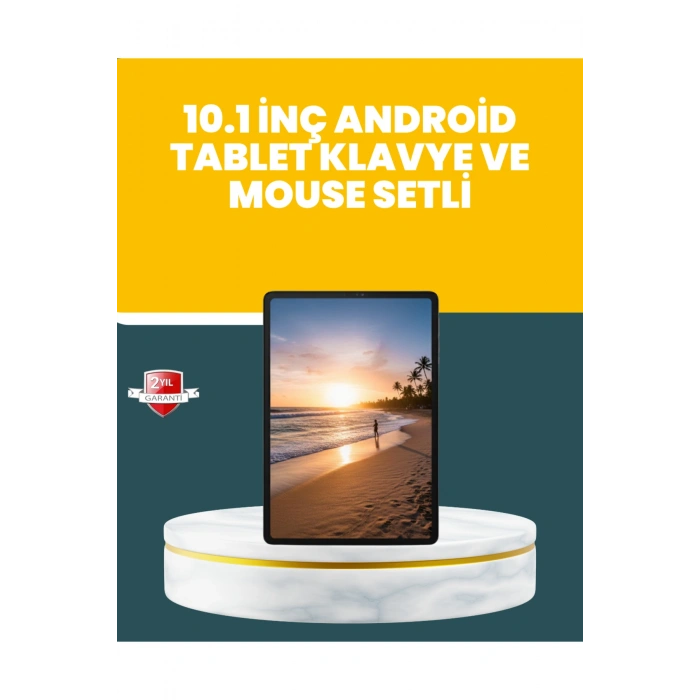 10.1 İnç IPS Ekranlı Android Tablet Bilgisayar Seti