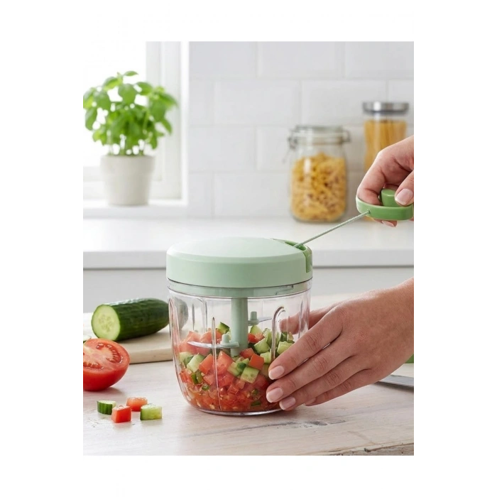 Çek Bırak Mekanizmalı Manuel Doğrayıcı Sebze ve Soğan Rondosu