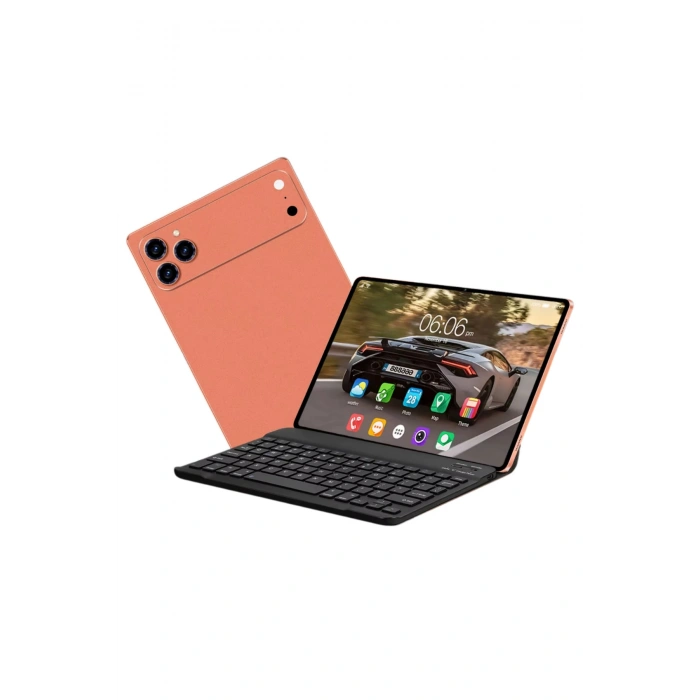 Android Tablet Klavyeli Set Stylus Kalem Kılıf Cam Dahil