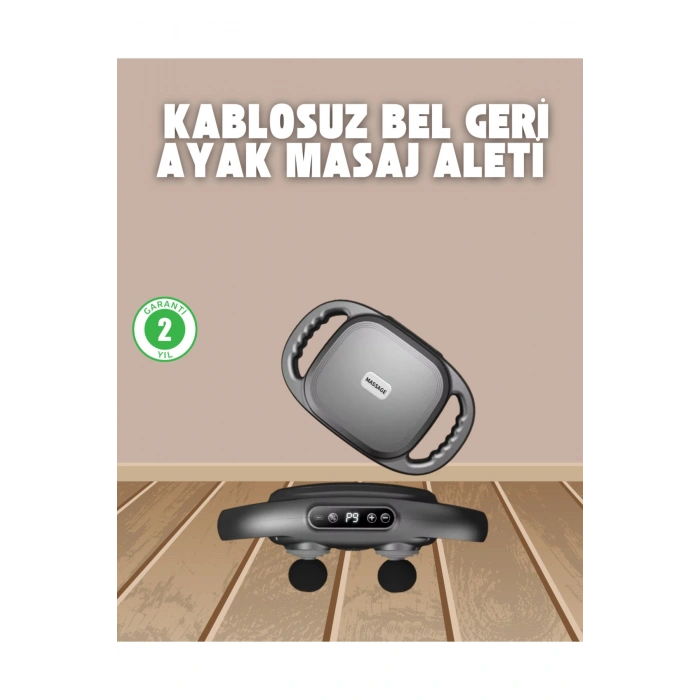 Profesyonel 6 Başlıklı Şarjlı Masaj Tabancası 2000 mAh Güçlü