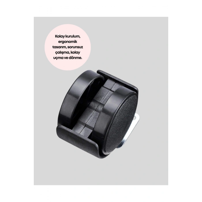 4 cm Çap Kilitsiz Tekerlek Ayağı Tekli Hafif Mobilyalar İçin