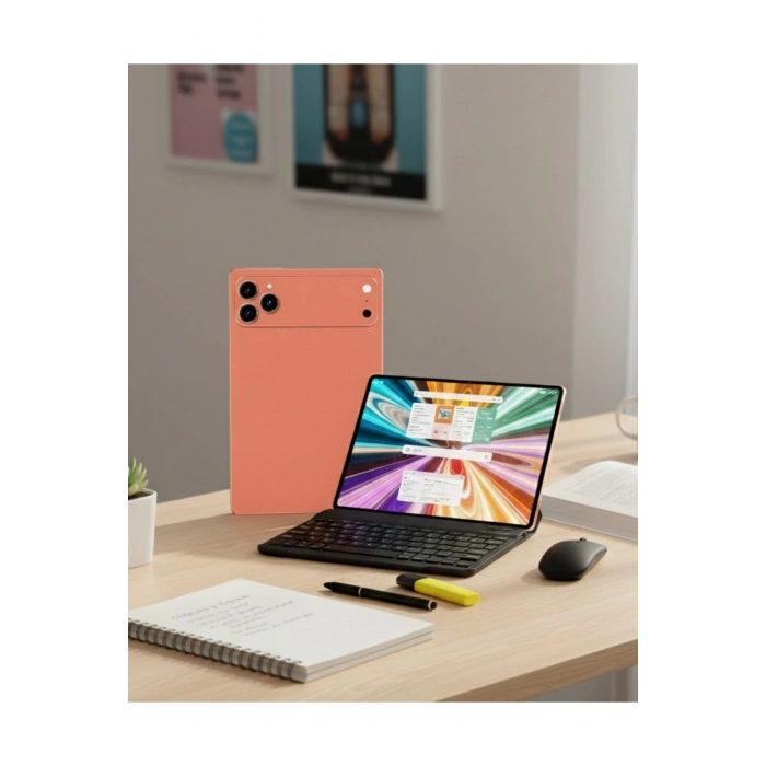 Klavyeli Android Tablet Geniş Hafıza Seçenekleri ve IPS Ekran