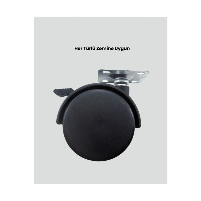 Kilitli Mobilya Ayağı 6 cm 4’lü Set Zemin Korumalı