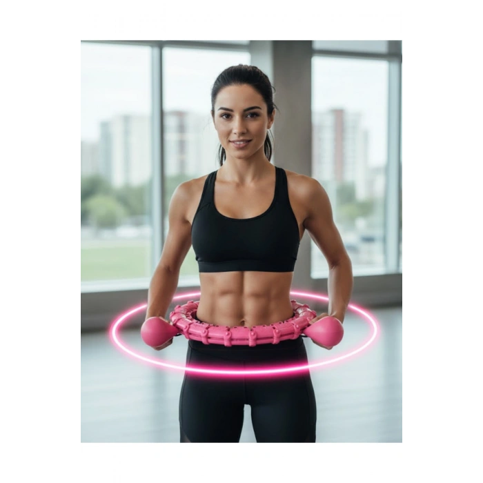 Ayarlanabilir Akıllı Hula Hoop 680 Gr Ağırlıklı Egzersiz Halkası