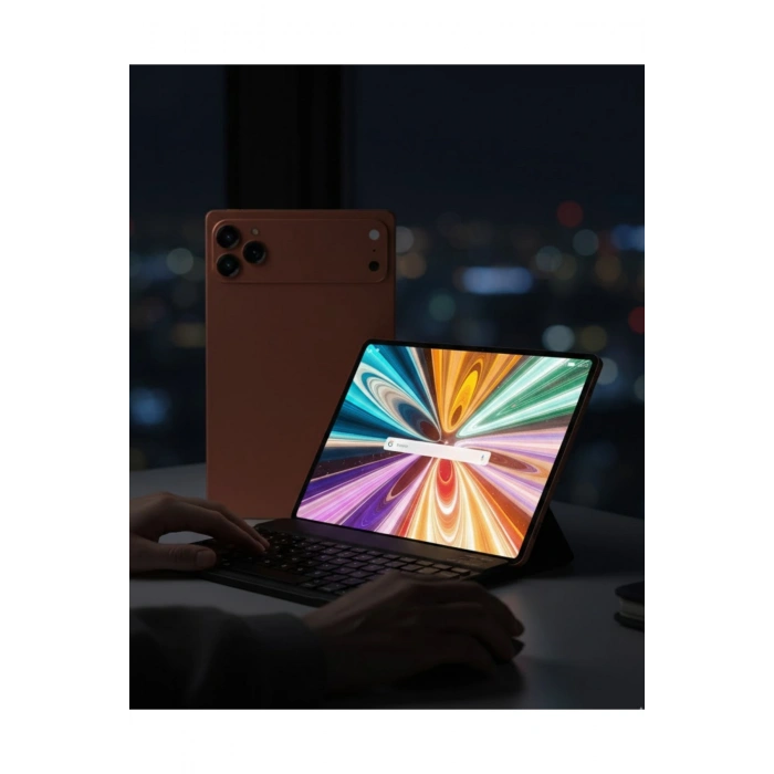 Tablet PC Seti Klavye Dahil Online Eğitim ve Ofis Kullanımı