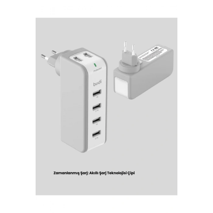 Zaman Kontrollü Şarj Cihazı 30W Hızlı Şarj ve Çoklu USB Çıkışı