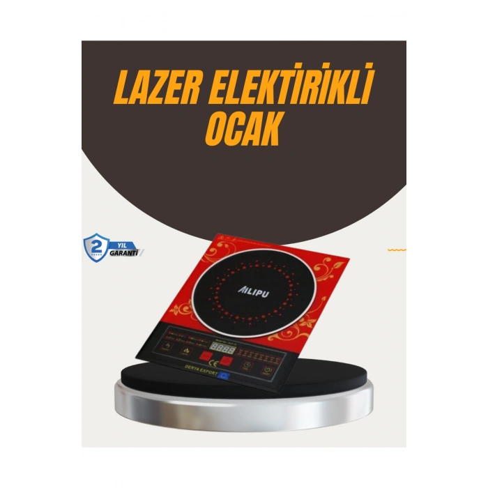 Dokunmatik Kontrollü 2400W Indüksiyon Ocak Zaman Ayarlı