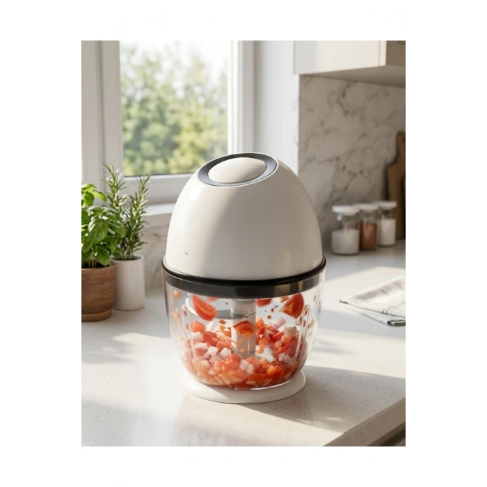 Şarjlı Mini Doğrayıcı 450 ML Kablosuz Sebze Doğrayıcı