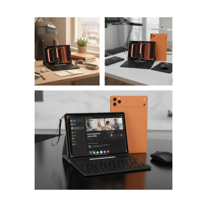 Tablet PC Klavyeli Set Geniş Ekran Yüksek Depolama ve Android Sistem