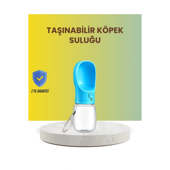 Akıllı Su Akış Kontrollü Köpek Su Matara Taşınabilir Gezdirme Şişesi