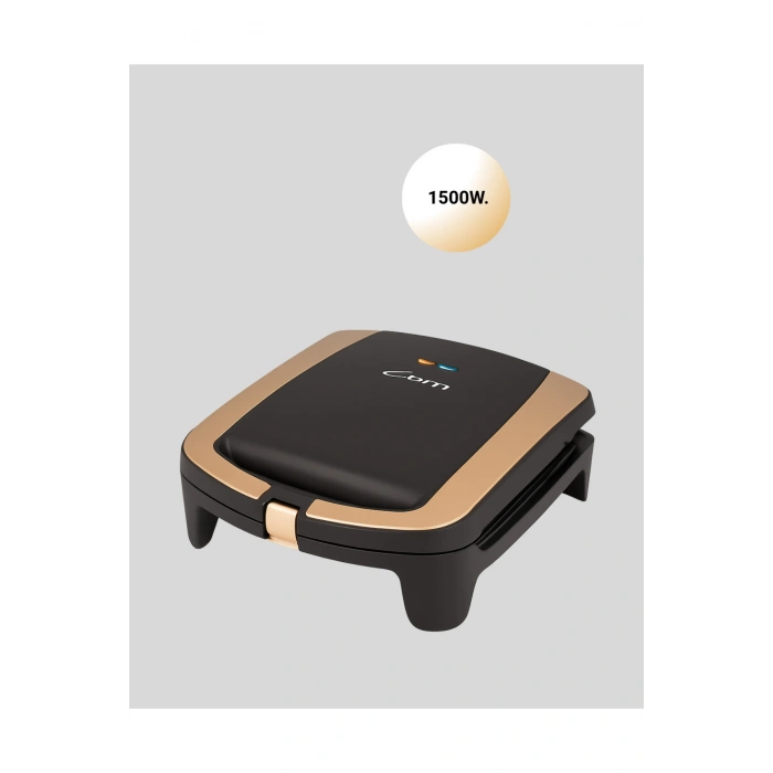 Tost Makinesi Yapışmaz Plaka 1500 Watt Güçlü