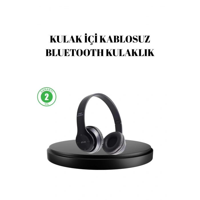 Bluetooth 5.0 Kablosuz Kulaklık – Extra Bass, TF Kart Desteği, 3.5mm AUX Girişli