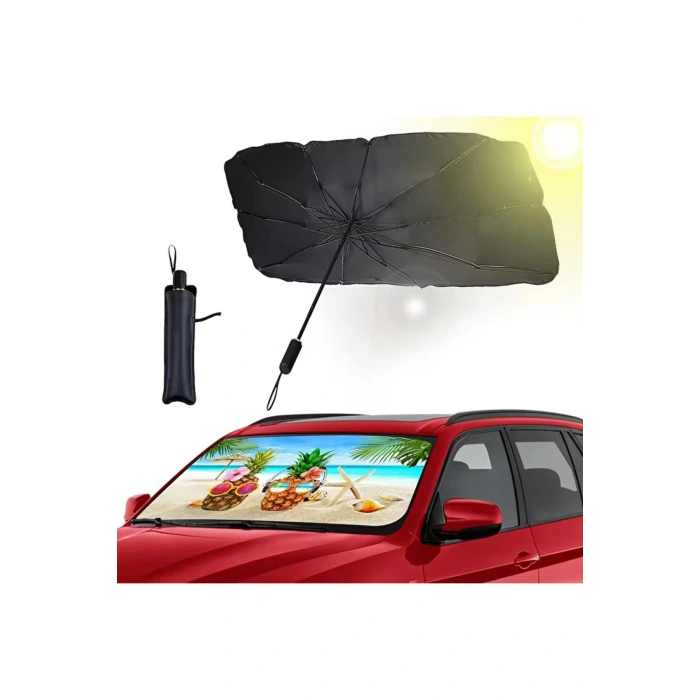 Toyota Yaris, VW Polo, Kia Rio, Fiat Punto, Hyundai Accent Blue Uyumlu Oto Şemsiye