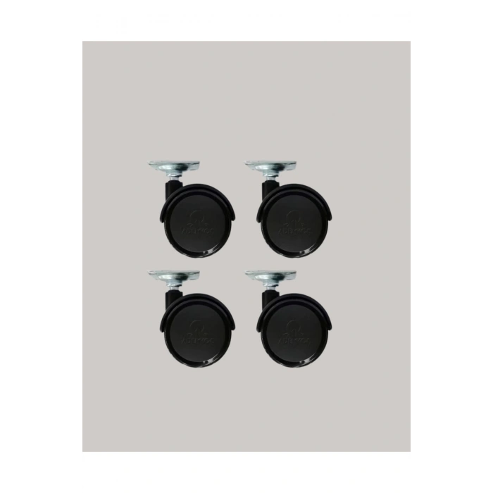 Kilitsiz 4 cm Tekerlek Ayak 4’lü Set Sessiz ve Dayanıklı