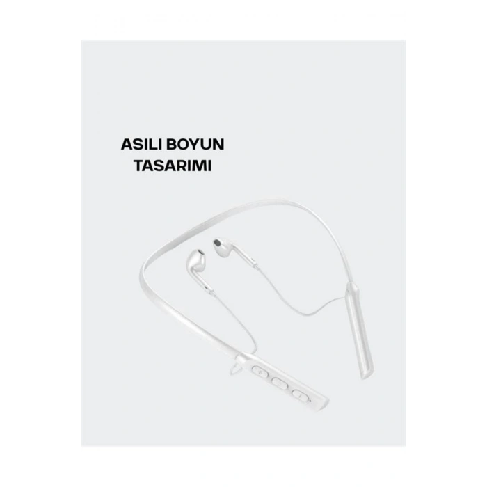 Kablosuz Bluetooth Kulaklık – Boyun Askılı, 100 Saat Pil Ömrü