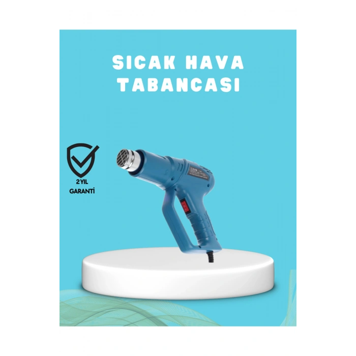 2000W Sıcak Hava Üfleme Tabancası Seramik Rezistanslı Profesyonel