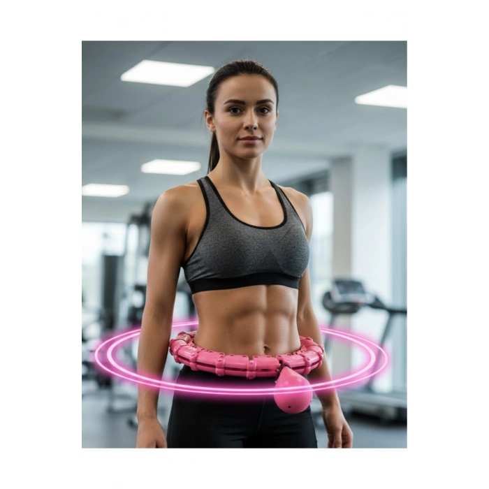Masajlı Akıllı Hula Hoop Ayarlanabilir Fitness Çemberi
