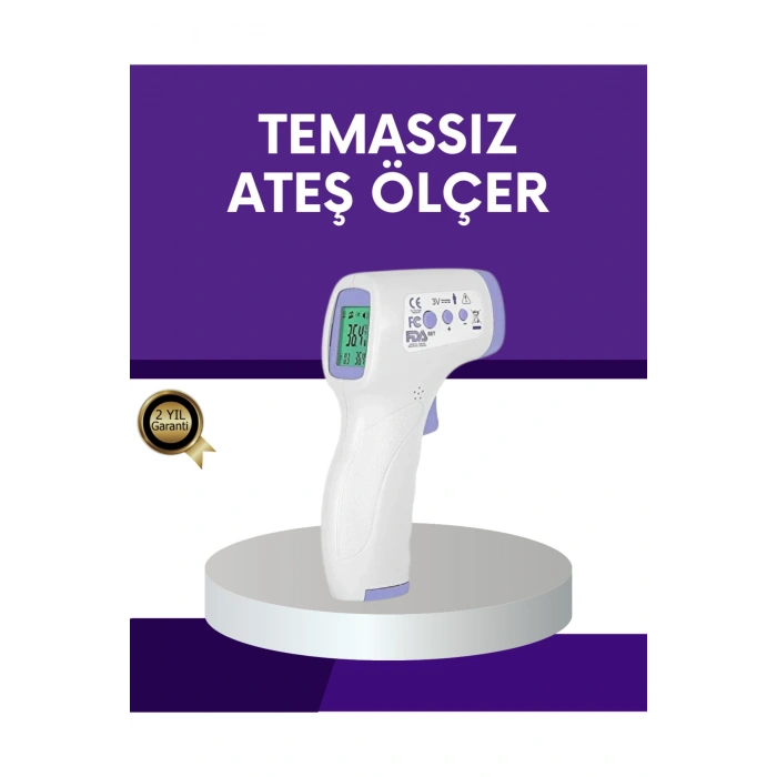 Temassız Ateş Ölçer Dijital Kızılötesi Termometre Hızlı Ölçüm