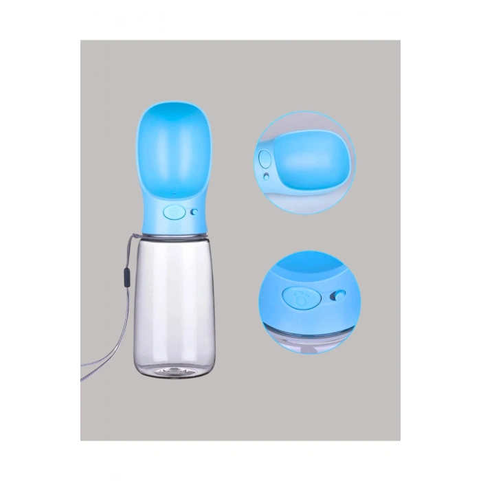 Sızdırmaz Kilit Sistemli Mama ve Su Taşıma Şişesi Gezi İçin Uygun