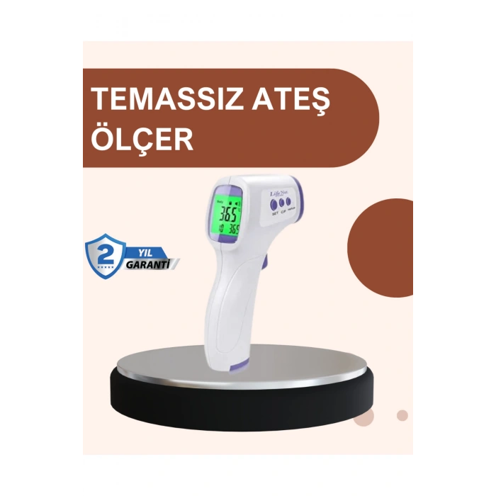 Temassız Dijital Ateş Ölçer Büyük Ekranlı Hızlı Okuma