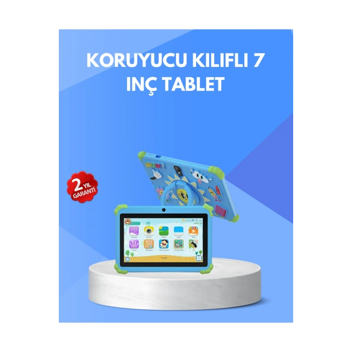 7 İnç Android Tablet WiFi Bluetooth ve Çift Kamera Destekli