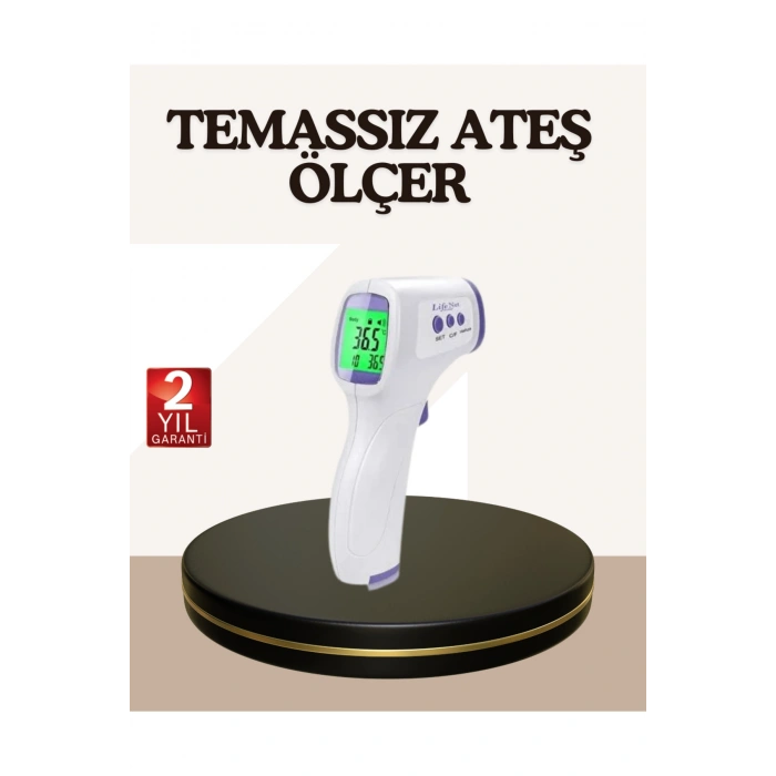 Kızılötesi Alından Temassız Ateş Ölçer Akıllı Sesli Uyarı