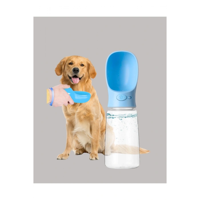 Taşınabilir Su Tasarruflu Köpek ve Kedi Su Şişesi Tek Elle Kullanım Kolaylığı