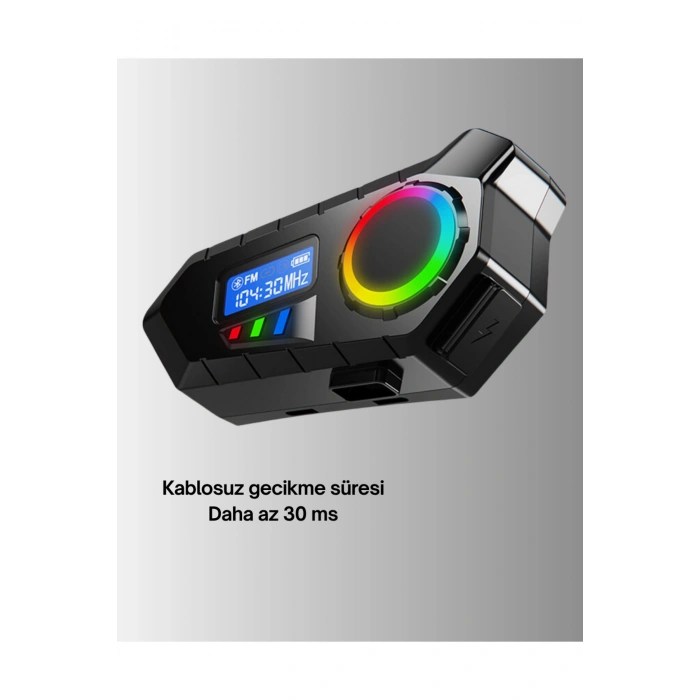 Bluetooth 5.4 Kablosuz Hoparlör IP65 Su Geçirmez ve 40 Saat Uzun Pil Ömürlü