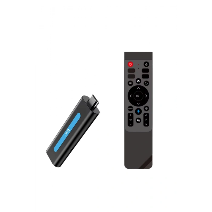 8K Android TV Stick Bas Konuş Destekli Güçlü