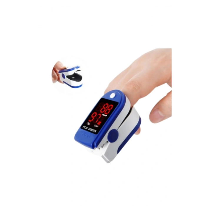 Kolay Kullanımlı Parmak Tipi Pulse Oksimetre Ev Tipi Kullanım