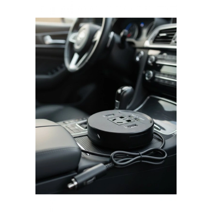 Araç İçi Power Inverter Çoklu USB Girişli Hızlı ve Güvenli Şarj
