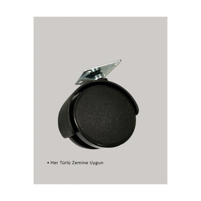 4 cm Kilitsiz Tekerlek Ayak Seti Zemin Koruyucu